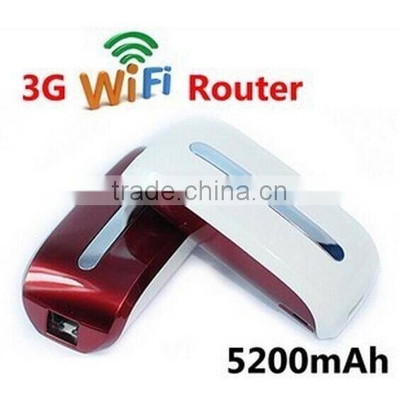 2017 newest smart 5200mah universal 3G wifi power bank