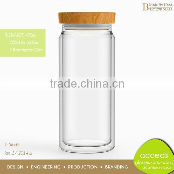 Hand-made High Quality Glass Sweet Jar Candy Jar