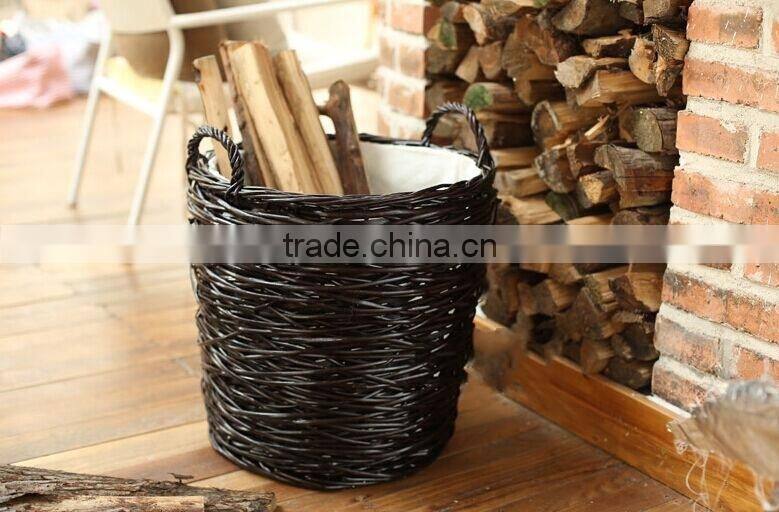 rattan laundry basket washing laundry hamper