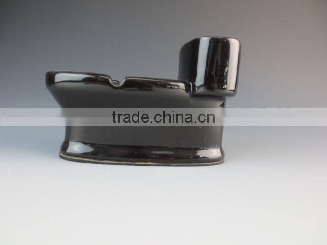 white ceramics type funny closestool shaped eco-friendly ashtray