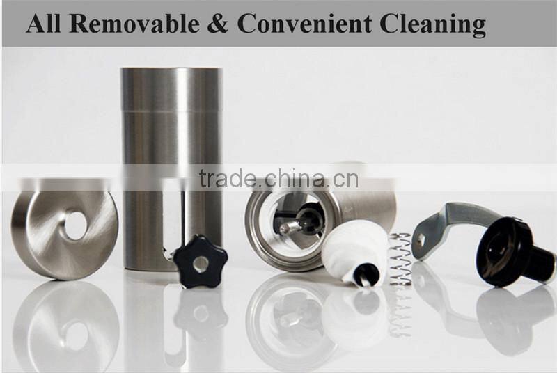 High quality free sample of WS- IS077 Manual Stainless Steel Coffee Grinder