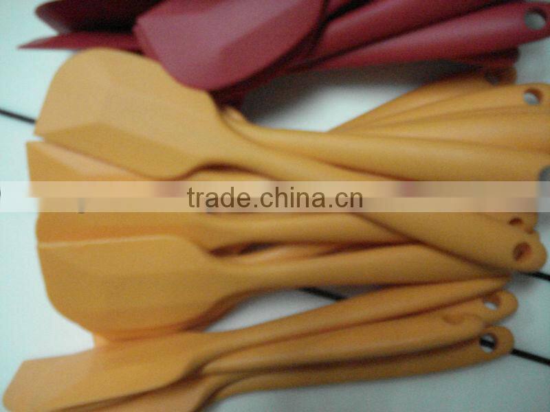 hot sale 20.5cm long silicone spoon for baby