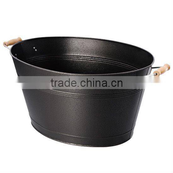 Black Laundry Storage Basket