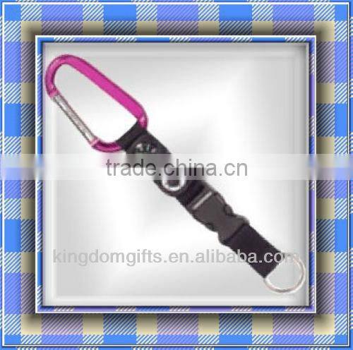 Hot Sales Aluminum Carabiner with lanyard