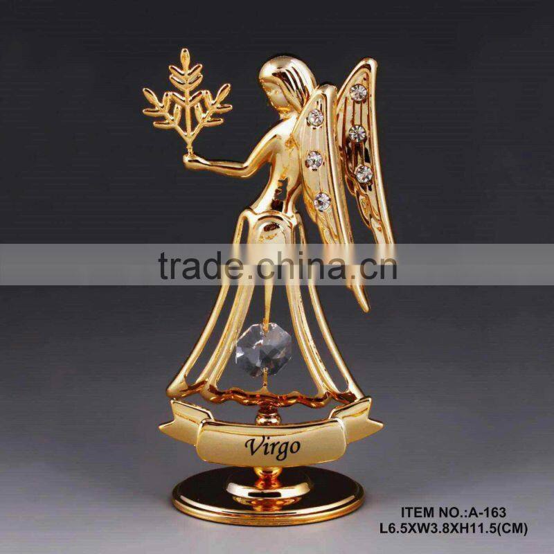 24K gold plated zodiac capricom Decoration