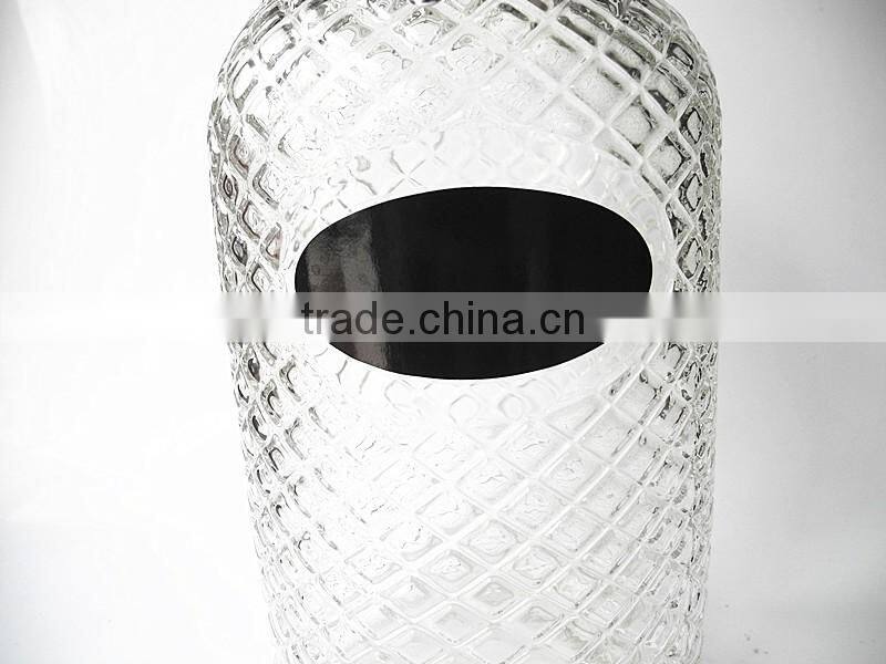 3L airtight vintage traditional round clip top preserve glass bottles