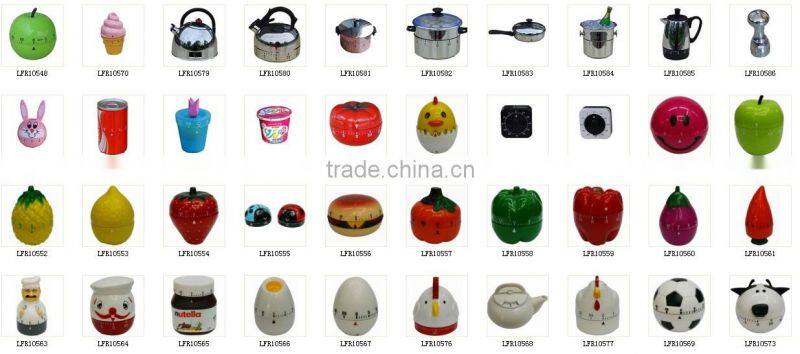 kettle pot shape timer mechanical timer kitchen timer silver