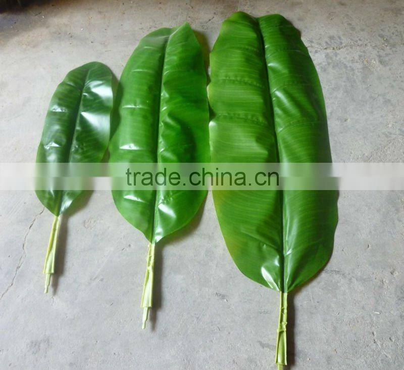 2012 new design Artificial plantain lvs