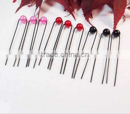 wholesale Fashion Green Head plants Grass Bean Sprout Flower hairpin