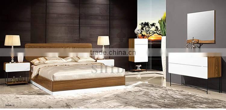 2016 Hot Sale New Model Wooden Bedroom Furniture Set B-829