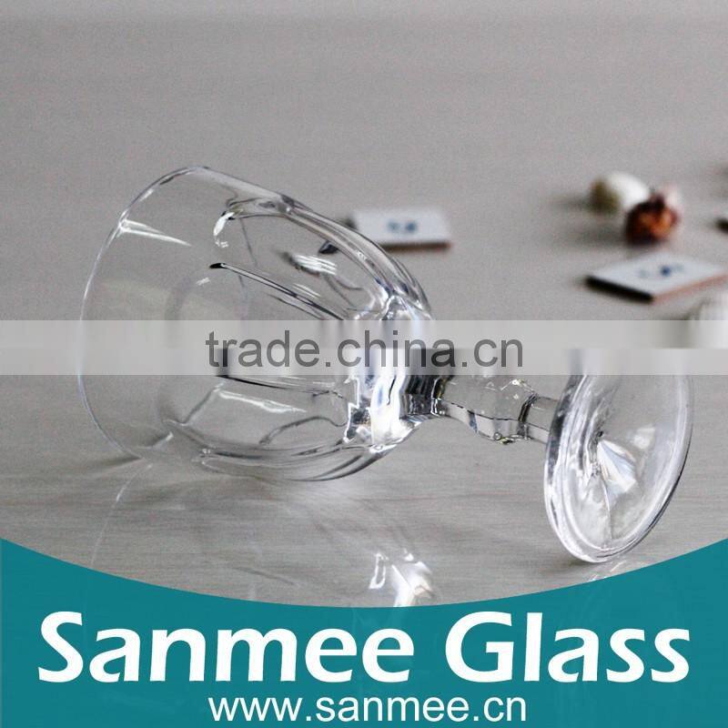 Hot Selling Wholesale Embossed Crystal Wine Glass Goblets