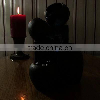 Four Cascading Bowls Tabletop Fountain with LED Lights