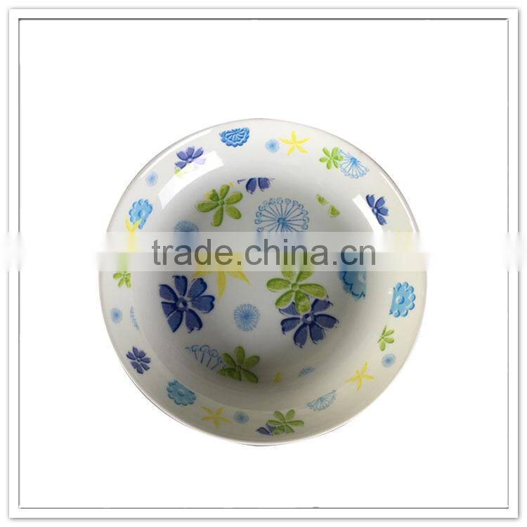 Resumable luxury display decorative cheap fast food offset round custom print food plates
