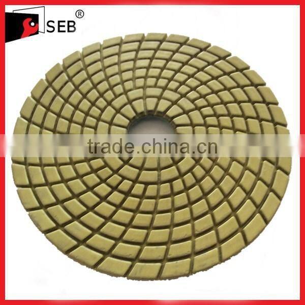 Dry diamond polishing pads for concrete SEB-PP110685