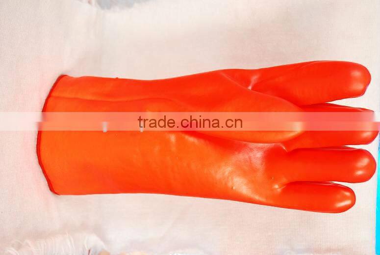 anti cold PVC coated gloves