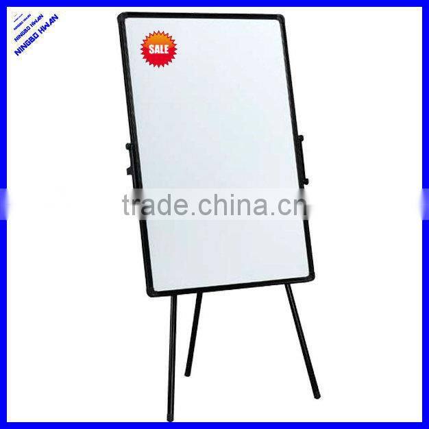 High quality mobile magnetic white board with wheels legs whiteboard stand