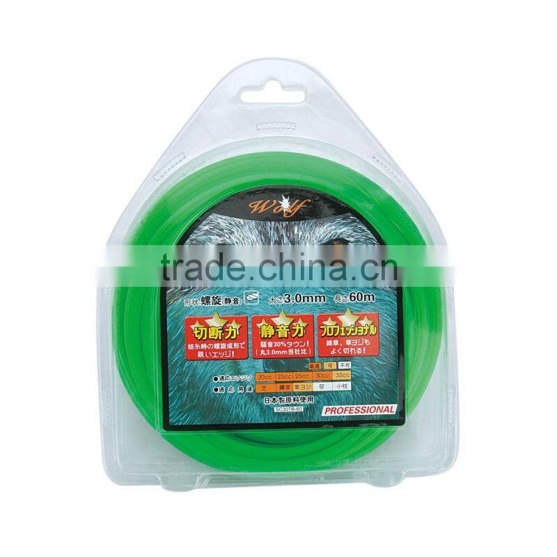 heavy duty nylon trimmer line for brush cutter garden tool parts