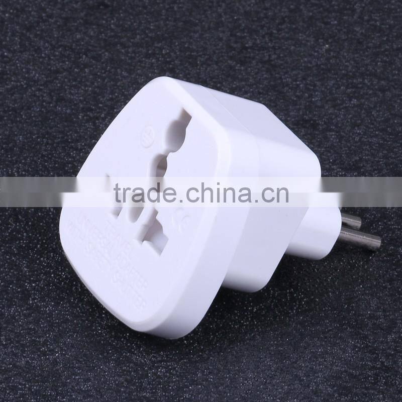 China suppliers 10/16A white universal plug travel adapter for italy