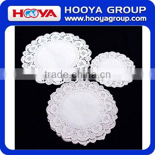 24PCS Dia. 4" 8" 10" White Round Disposable Lace Paper Doilies Cake Placemats for Cookies Wedding Cupcake Dessert
