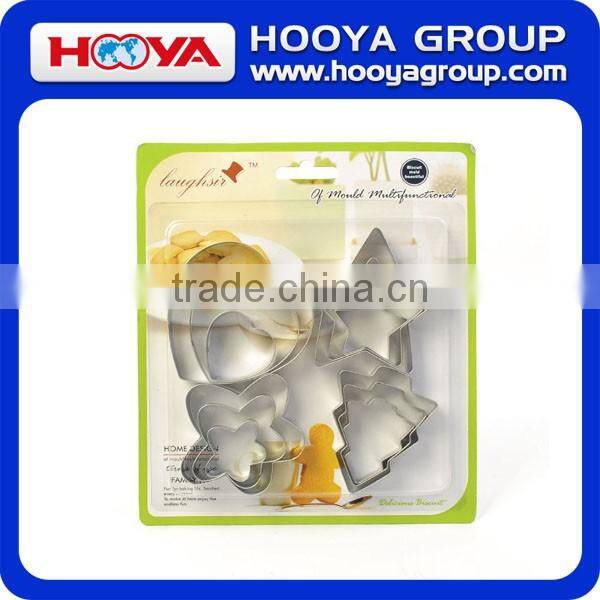 12 Pcs Stainless Steel Cookie Fruit Cutter Star Flower Heart and Round Shape Biscuit Baking Mould