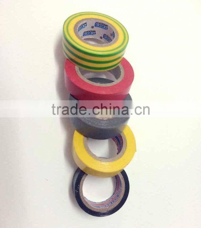 high quality hot sale pvc insulation eletrical tape with good weather resistant