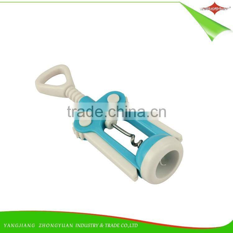 ZY-K1002 hot selling plastic red wine corkscrew opener