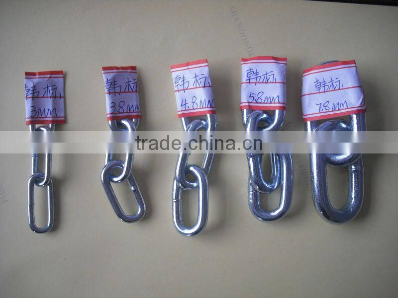 KOREAN STANDARD FAMOUS STEEL LINK CHAIN (FAMOUS PRODUCTS MADE IN CHINA )