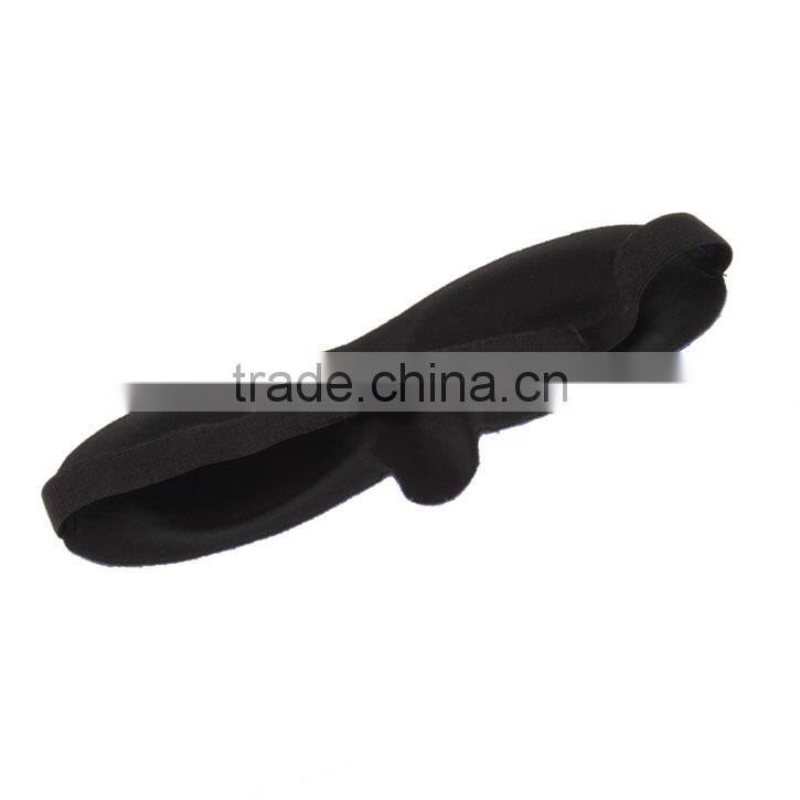 Hot Sale Travel Rest 3D Sponge EyeShade Sleeping Eye Mask Cover Sleep Blindfolds For Health Care To Shield The Light Black