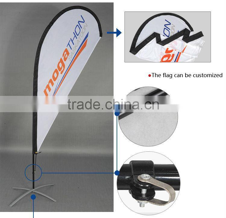 Factory price Advertising Beach Flag cheap on sales