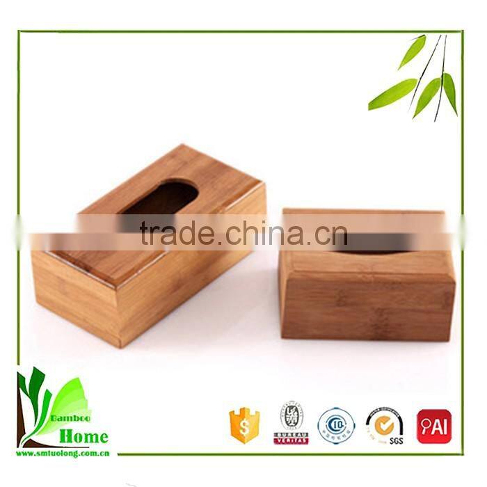 China manfacturer bamboo box tissue for car