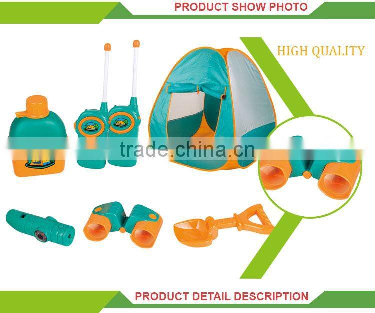Good selling tools toys plastic play kids tent camping set