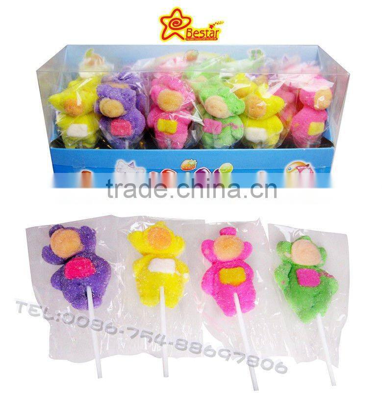 Cartoon Cotton Candy Marshmallow Pops Candy