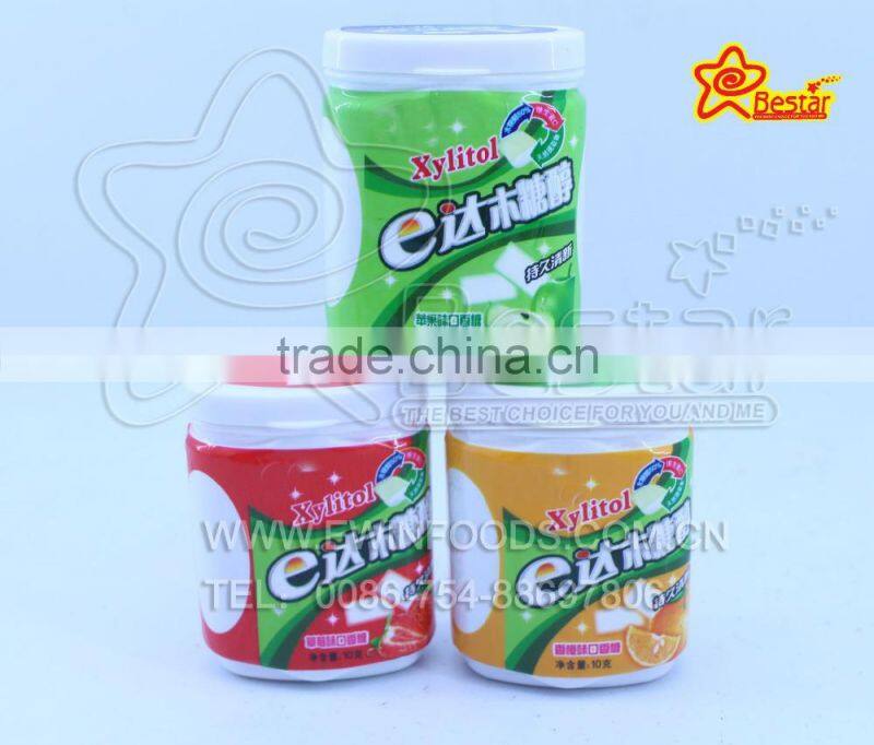 Xylitol Chewing Gum 3 Flavor(Apple ,Strawberry,Orange )10g