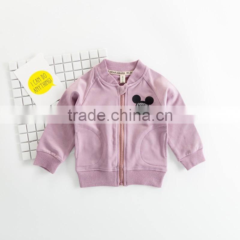 Baby girls spring leisure zipper jacket/jacket for kids