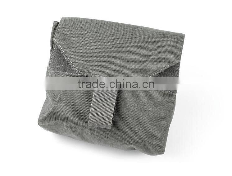 custom gray military tactical molle document small bag