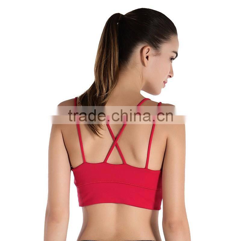 2017 Gym Sportswear Quick Drying Sport Clothes Comfortable Seamless Yoga Fitness Bra Durable