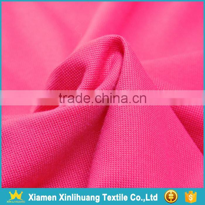 High Quality Navy Blue 65% Polyester 35% Cotton Single Pique Knitted Fabric for Polo Shirts