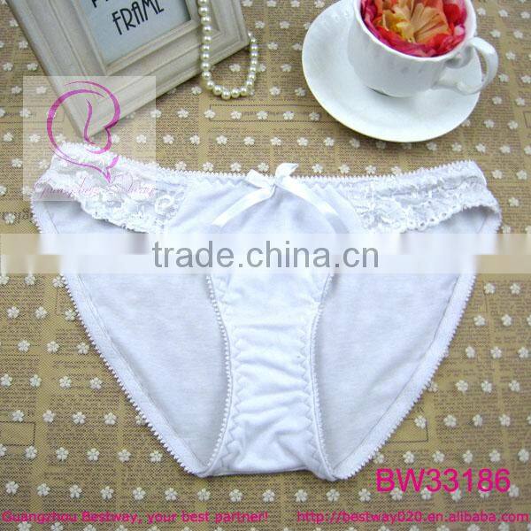 Cotton white women underwear hot woman underwear