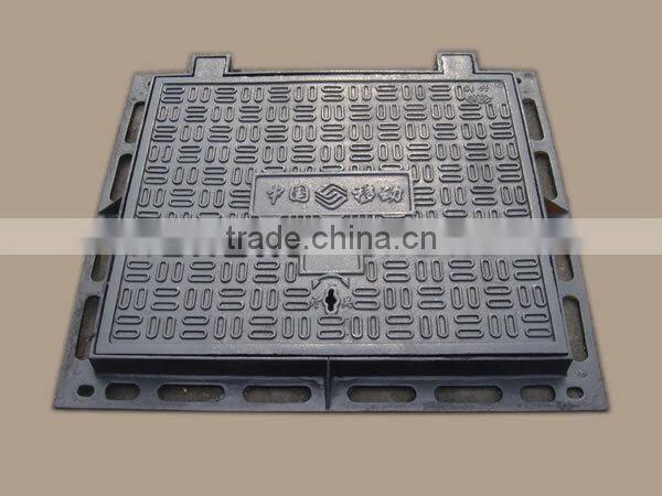 Manhole cover with frame