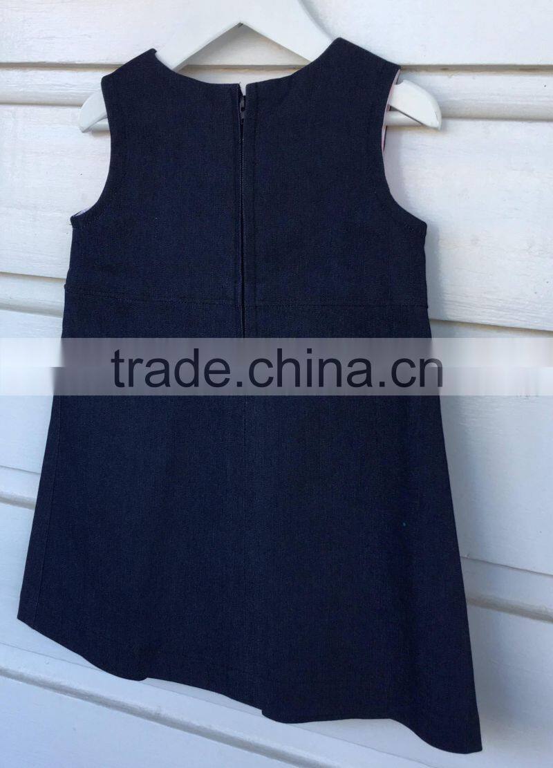 OEM Wholesale Price Baby Girl clothes Denim Dress