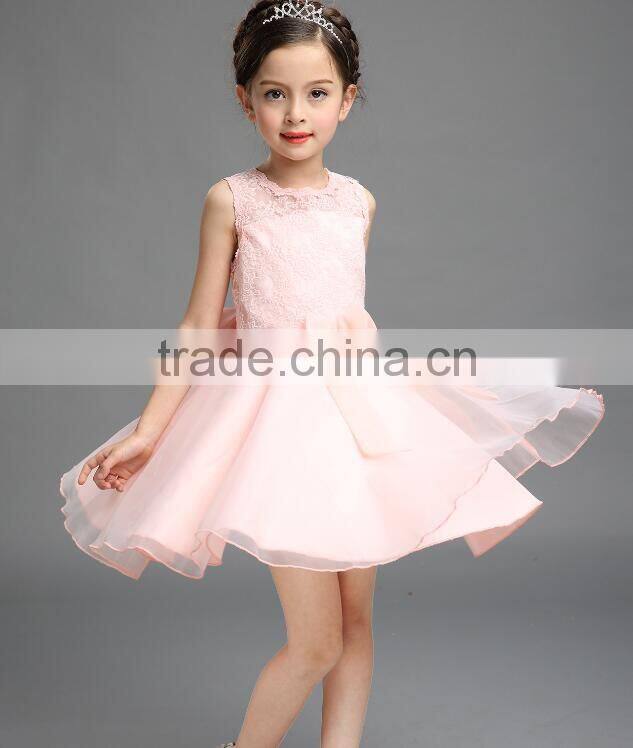 Baby Girl Kid Children princess Lace Dress Patterns Design With OEM Factory