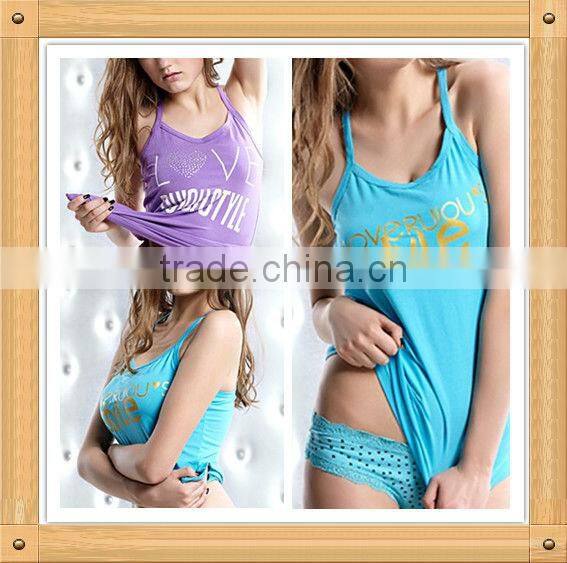 good quality custom women vests cotton wholesale manufacture China