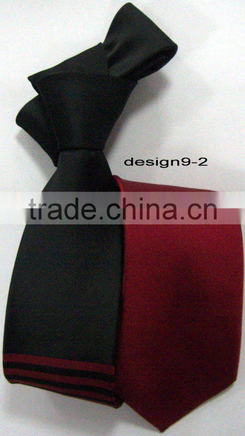 2014 new design comfortable latest fashion silk&polyester tie