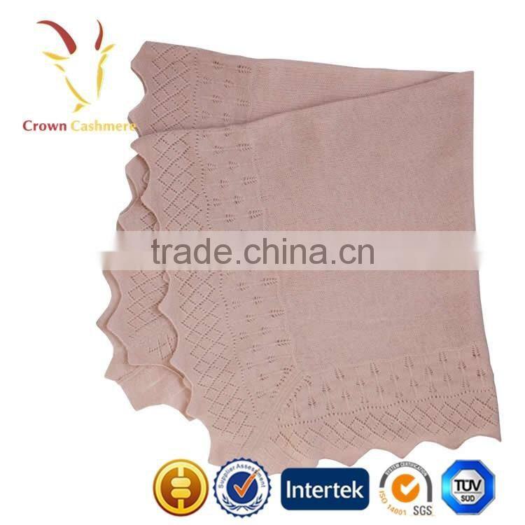 Safty New Born Knitted Baby Blanket China