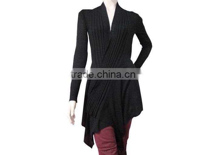 Lady's fashion knitting sweater ,12GG ,sleeveless