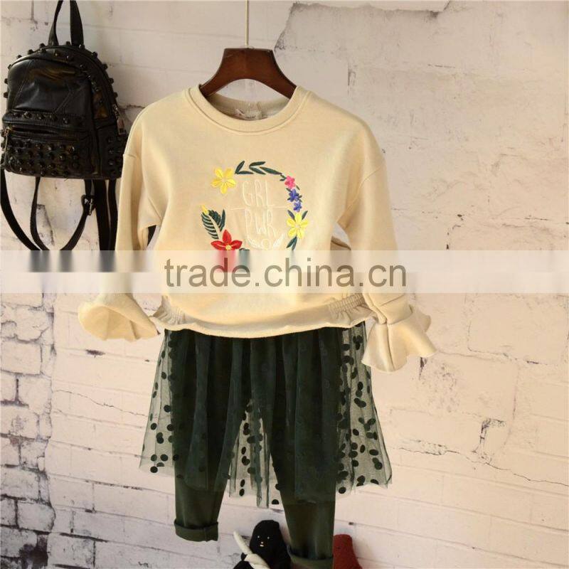 S16449A Top quality childrens crewneck sweatshirt for boys