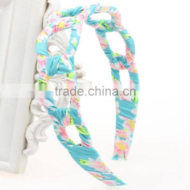 Ladies Hair Accessory Fashion Hollow Fabric Headband