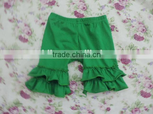 2017 Summer Little Angel Girls Shorts Baby Girls Solid Color Ruffle Shorts