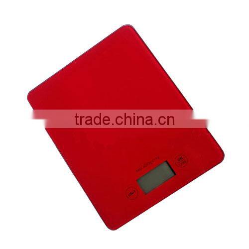 Touch Screen High Precision 5kg/1g Food Digital Kitchen Scale/Timing tray coffee balance