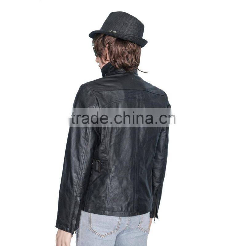 2016 Hot selling leather jacket for men